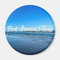 Haven Aransas Texas Kust Oceaan Golven Fotografie