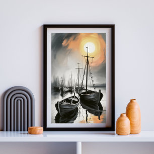 Haven bij Dusk Poster