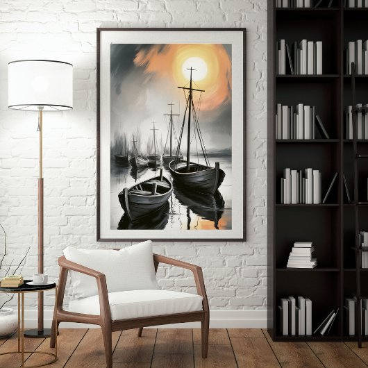 Haven bij Dusk Poster