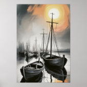 Haven bij Dusk Poster (Voorkant)