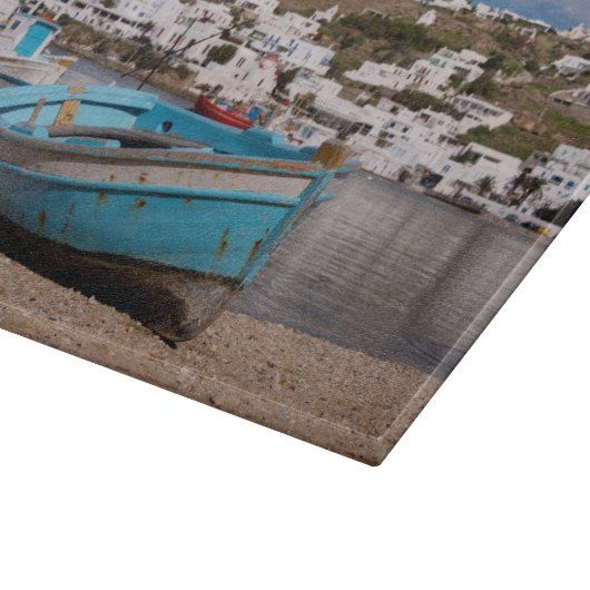 Haven- en havengebied met Griekse vissersboten Snijplank (Hoek)