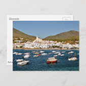 Haven en stad Cadaqués in Spanje Briefkaart (Voorkant / Achterkant)