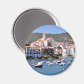 Haven en stad Cadaqués in Spanje Magneet (Voorkant / Achterkant)