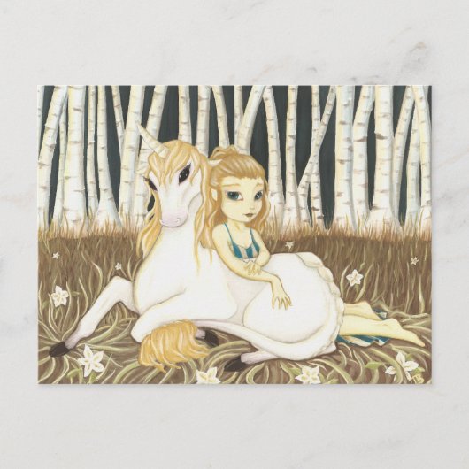 Haven - Fairy Unicorne carte postale (Devant)