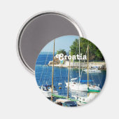 Haven in Kroatië Magneet (Voorkant / Achterkant)