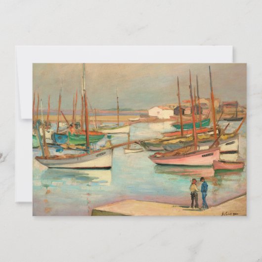 Haven op het eiland Yeu | Henri Lebasque (Voorkant)