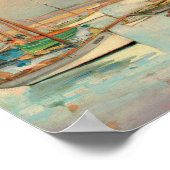 Haven op het eiland Yeu | Henri Lebasque Poster (Hoek)