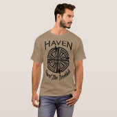 Haven Troubled Tattoo Black Logo T-shirt (Voorkant volledig)