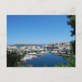 Haven van Agios Nikolaos Briefkaart