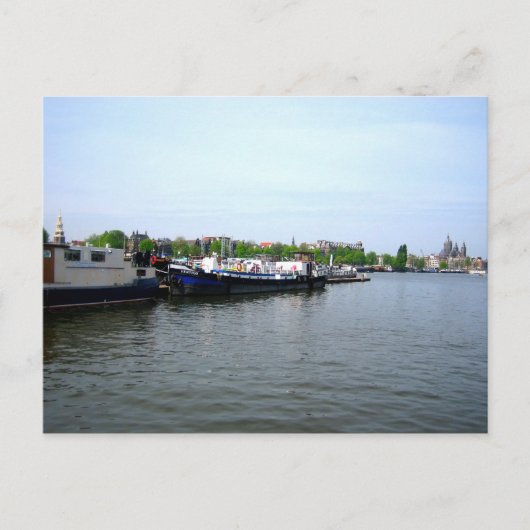 haven van Amsterdam - Briefkaart (Voorkant)