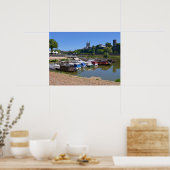 Haven van Angers in Frankrijk Poster (Keuken)