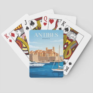 Haven van Antibes Frankrijk Pokerkaarten