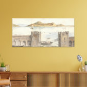 Haven van Arona (1795) Charles Gore Canvas Afdruk (Insitu (Woonkamer))