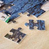 Haven van Barfleur in Frankrijk Legpuzzel (Zijkant)