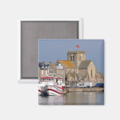 Haven van Barfleur in Frankrijk Magneet (Voorkant / Achterkant)