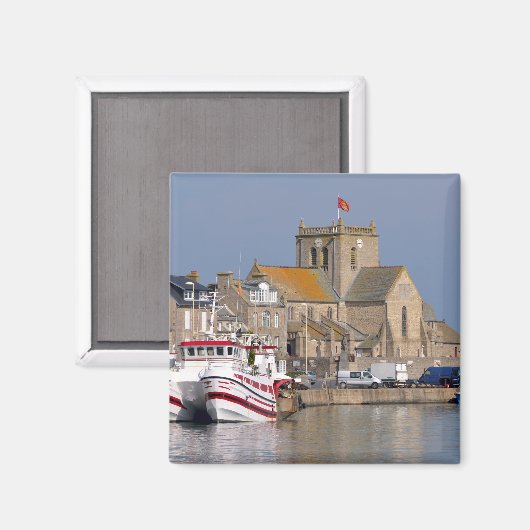 Haven van Barfleur in Frankrijk Magneet (Voorkant / Achterkant)