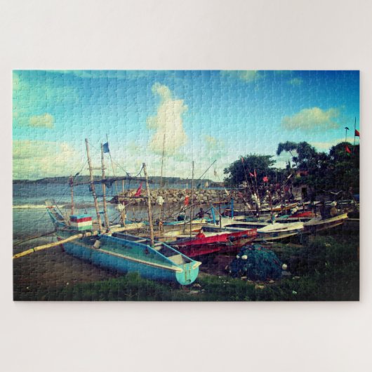 haven van de reuzenboot legpuzzel (Horizontaal)
