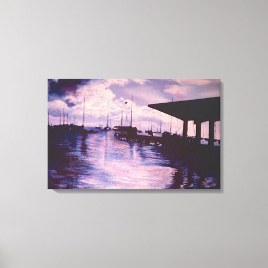 haven van Fort de France Canvas Afdruk (Voorkant)