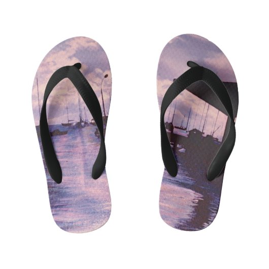 haven van Fort de France, Martinique Kinder Teenslippers (Voetbed)