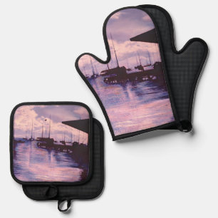 Haven van Fort De France Ovenwant & Pannenlap Set