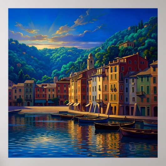 Haven van Gouden Reflecties Poster (Voorkant)
