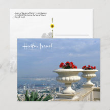 Haven van Haifa, Israël - briefkaart