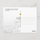 Haven van Haifa, Israël - briefkaart (Achterkant)