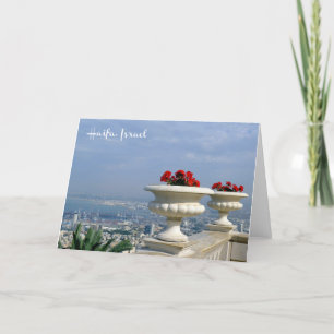 Haven van Haifa, Israël - kaart