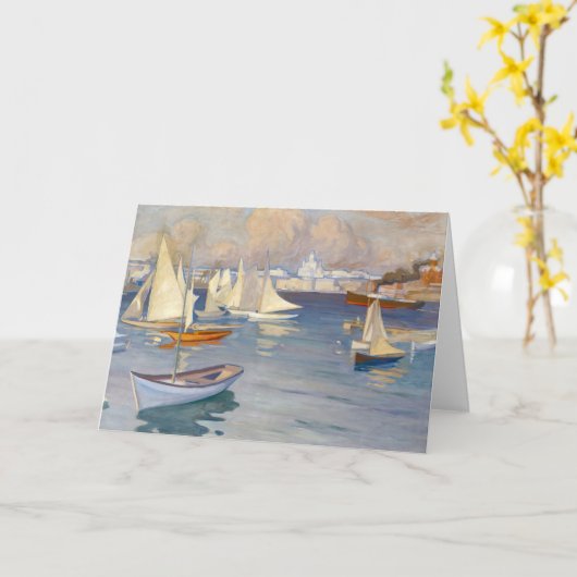 Haven van Helsinki | Albert Edelfelt Kaart (Gele Bloem)