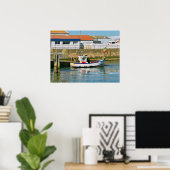 Haven van Herbaudière in Frankrijk Poster (Thuiskantoor)