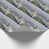 Haven van Le Tréport in Frankrijk Cadeaupapier (Hoek)