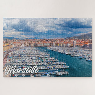 Haven van Marseille, Frankrijk Legpuzzel