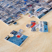 Haven van Marseille, Frankrijk Legpuzzel (Zijkant)