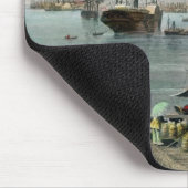 Haven van New Orleans, gegraveerd door D.G. Thomps Muismat (Hoek)