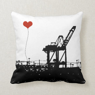 Haven van Oakland Shipping Crane Pillow Kussen