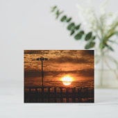 Haven van Oakland Sunset Briefkaart (Staand voorkant)