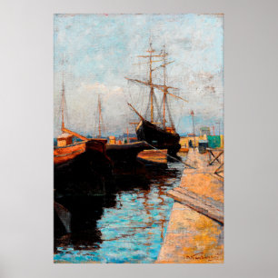 Haven van Odessa door Vassily Kandinsky Poster