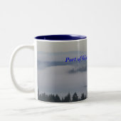 Haven van Olympia, Washington Tweekleurige Koffiemok (Links)