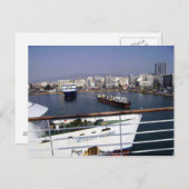 Haven van Piraeus, Athene Briefkaart (Voorkant / Achterkant)