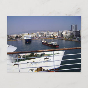 Haven van Piraeus, Athene Briefkaart
