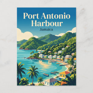 Haven van Port Antonio Jamaica Briefkaart