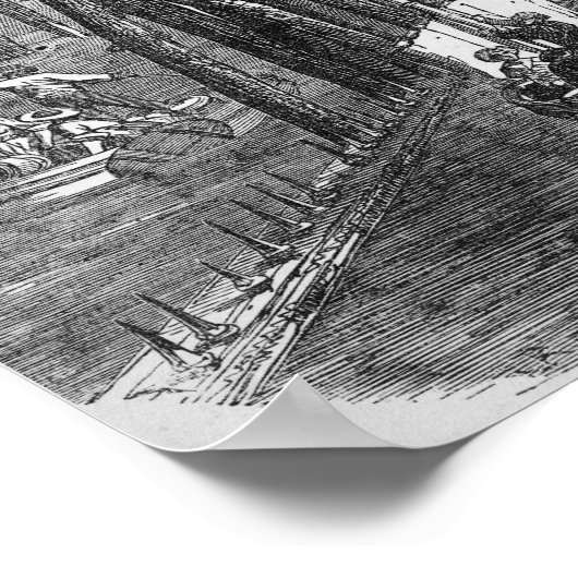 Haven van Rotterdam, Holland Poster (Hoek)