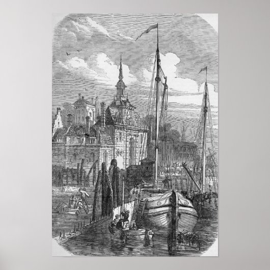 Haven van Rotterdam, Holland Poster (Voorkant)