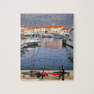 Haven van Saint-Tropez in Frankrijk Legpuzzel