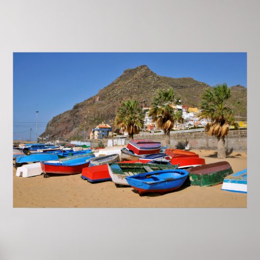 Haven van San Andres op Tenerife Poster (Voorkant)