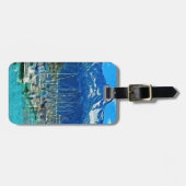 Haven van Seward Alaska Abstract expressionisme Bagagelabel (Voorkant horizontaal)