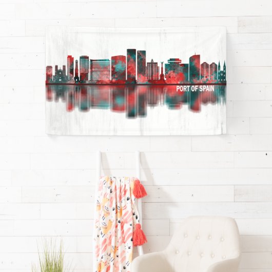 Haven van Spanje, Trinidad en Tobago Skyline Spandoek (Insitu)