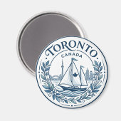 Haven van Toronto Canada Magneet (Voorkant / Achterkant)