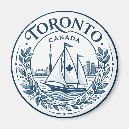 Haven van Toronto Canada Magneet (Voorkant)