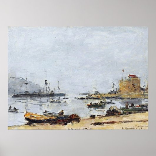 haven van villefranche 1892 poster (Voorkant)